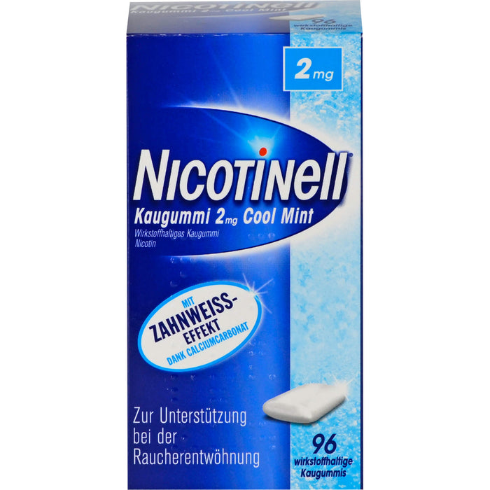 NICOTINell Kaugummi 2 mg Cool Mint, 96 pcs. Chewing gum