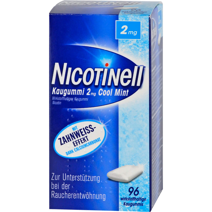 NICOTINell Kaugummi 2 mg Cool Mint, 96 pcs. Chewing gum