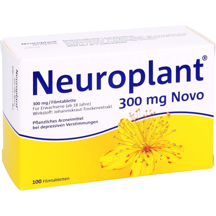 Neuroplant 300 mg Novo Filmtabletten bei depressiven Verstimmungen, 100 pc Tablettes