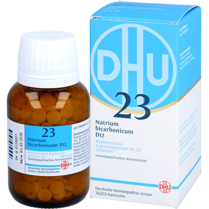 DHU Schüßler-Salz Nr. 23 Natrium bicarbonicum D12 Tabletten, 420 St. Tabletten