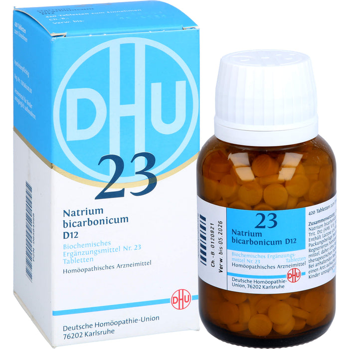 DHU Schüßler-Salz Nr. 23 Natrium bicarbonicum D12 Tabletten, 420 St. Tabletten