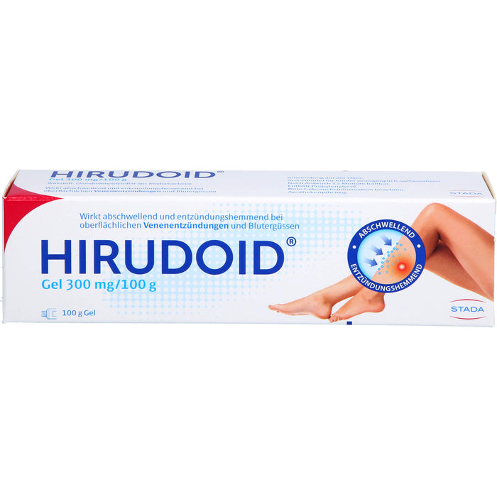 Hirudoid Gel wirkt abschwellend und entzündungshemmend, 100 g Gel