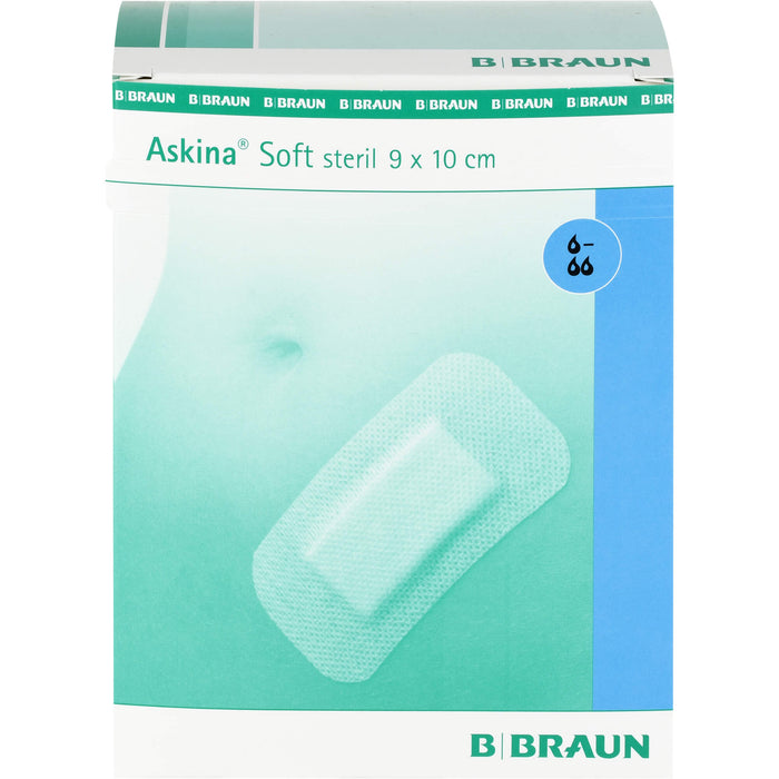 ASKINA SOFT STERIL 9X10CM HYPOALLERGENER WUNDVERBA, 50 St VER