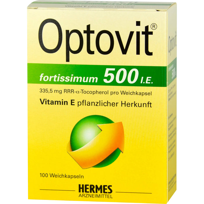 HERMES Optovit fortissimum 500 I.E. Weichkapseln, 100 pc Capsules