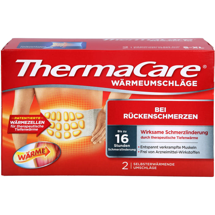 ThermaCare Wärmeumschläge Rücken, 2 pcs. Envelopes