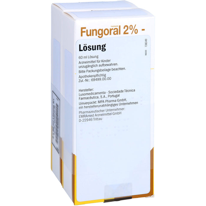 Fungoral 2% Lösung Reimport EMRAmed, 120 ml Solution