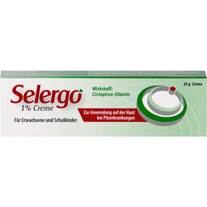 Selergo 1 % Creme bei Pilzerkrankungen der Haut, 20 g Crème