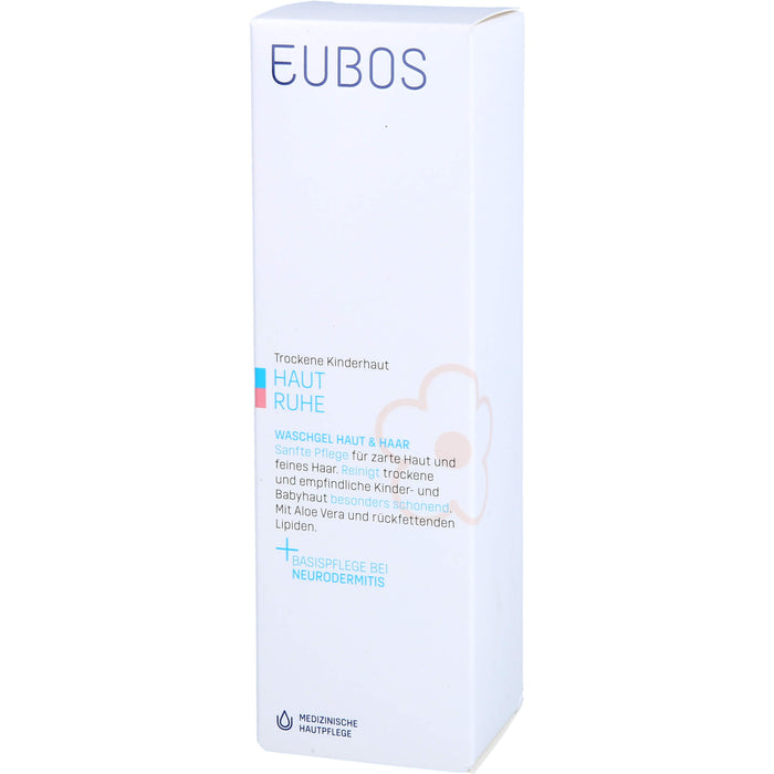 EUBOS Kinder Haut Ruhe Waschgel, 125 ml Gel