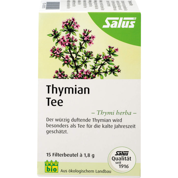 Salus Thymian Tee bio, 15 pc Sac filtrant