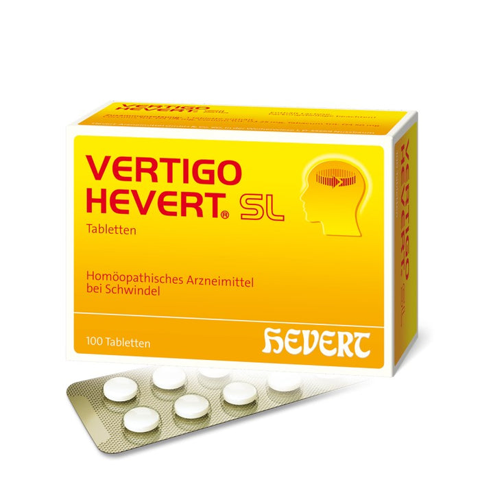 Vertigo Hevert SL Tabletten, 100 pc Tablettes