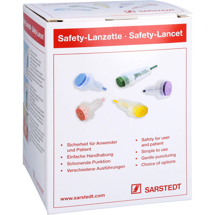 Safety-Lanzette 21G Normal grün Einstechtiefe1,8mm, 200 St LAN