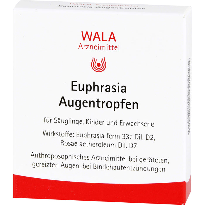 WALA Euphrasia Augentropfen, 10 pc Pipettes à dose unique