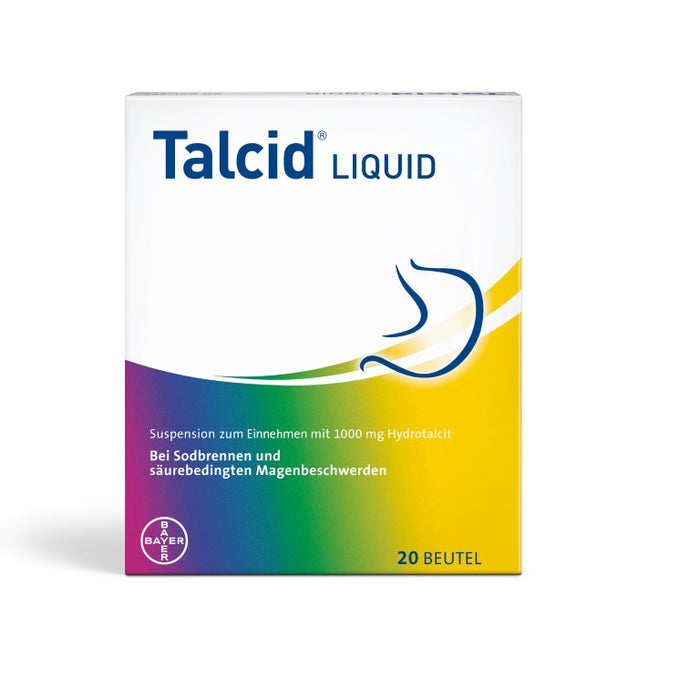 Talcid Liquid Beutel bei Sodbrennen und säurebedingten Magenbeschwerden, 20 St. Beutel