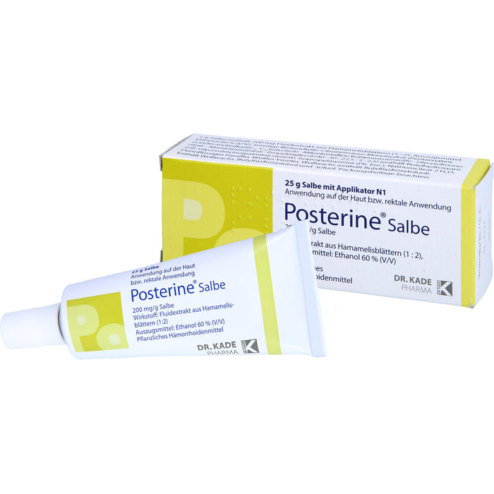 Posterine pflanzliches Hämorrhoidenmittel Salbe mit Applikator N1, 25 g Ointment