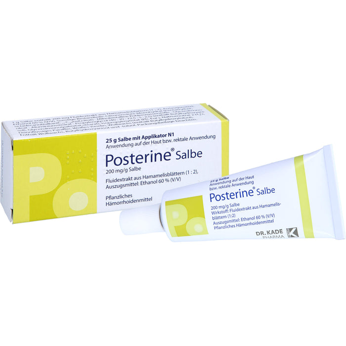 Posterine pflanzliches Hämorrhoidenmittel Salbe mit Applikator N1, 25 g Onguent