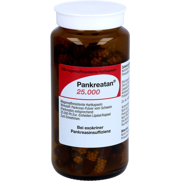 Pankreatan 25.000 Verdauungsenzyme Hartkapseln, 200 pc Capsules