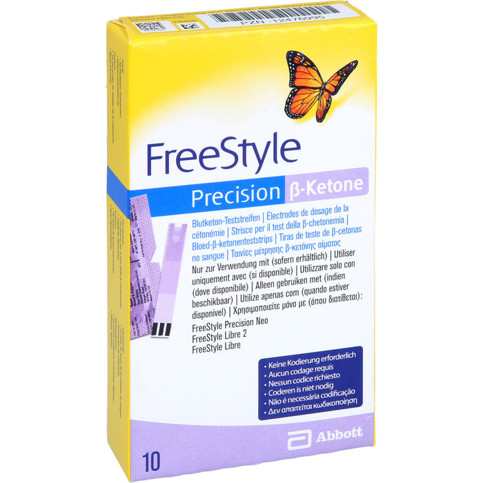 FreeStyle Precision ß Ketone Blutketon Teststreif., 10 St TTR