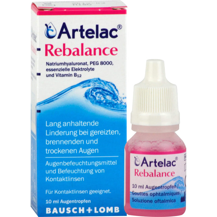 Artelac Rebalance Augentropfen Tropfflasche, 10 ml Solution