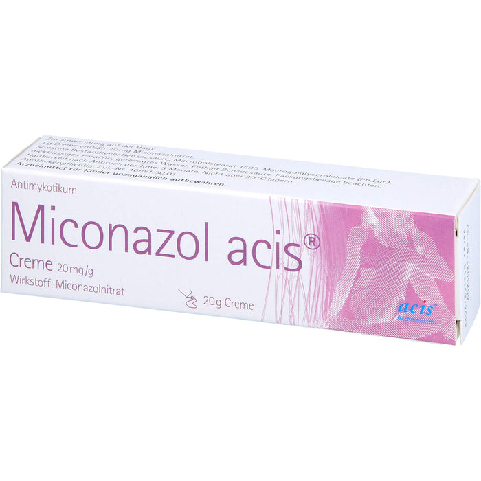 Miconazol acis Creme Antimykotikum, 20 g Cream