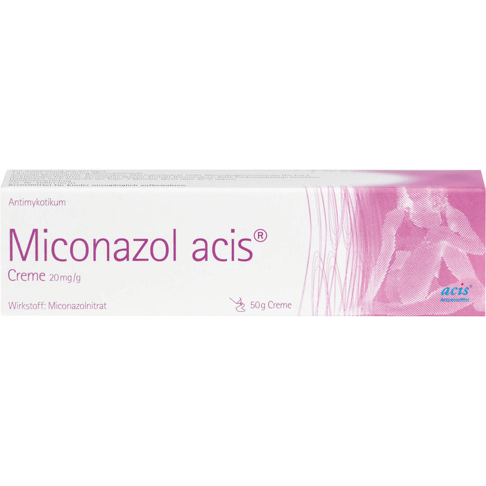 Miconazol acis Creme Antimykotikum, 50 g Crème