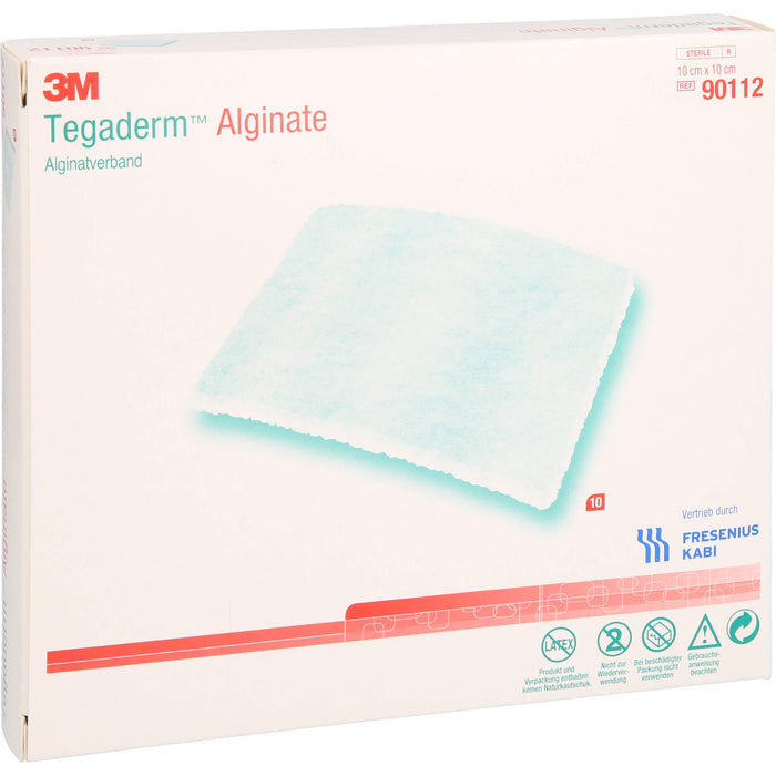 Tegaderm Alginate FK 10x10cm Kompressen, 10 St KOM