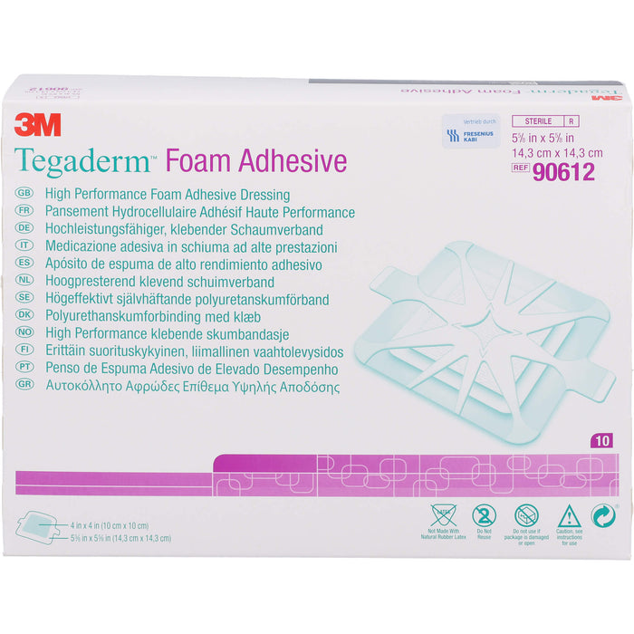 Tegaderm Foam Adhesive FK 14,3x14,3cm, 10 St VER