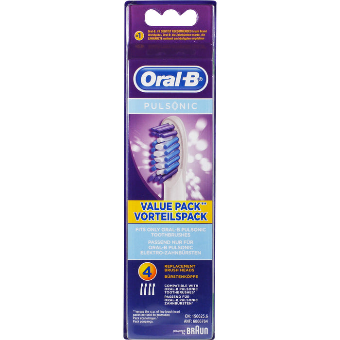 Oral-B Aufsteckbürsten Pulsonic, 4 pc Brosse à dents