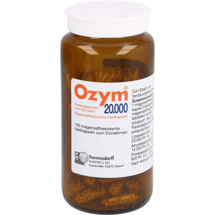 Ozym 20.000, magensaftresistente Hartkaps., 200 pcs. Capsules