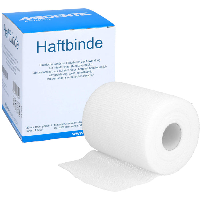 MEDENTA Haftbinde elastisch 10 cm x 20 m, 1 pcs. Bandage