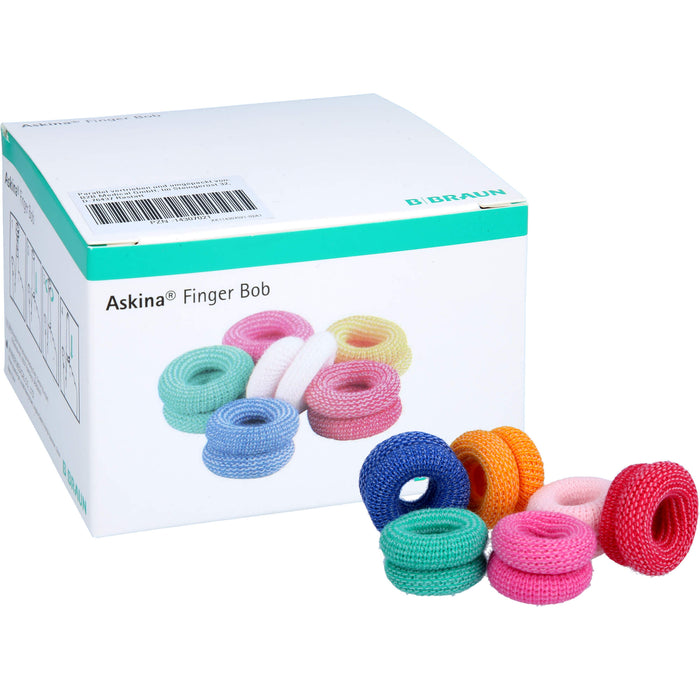 Askina Finger Bob farbig Fingerschnellverband, 5 pcs. Bandage