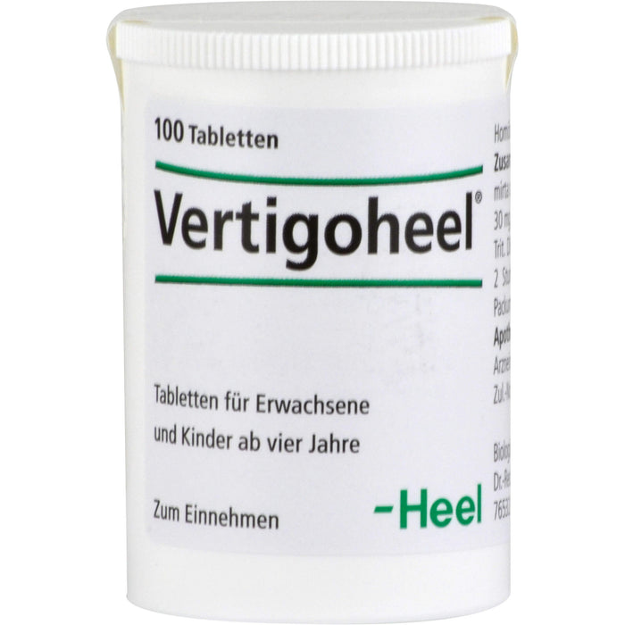 Vertigoheel Tabletten bei Schwindel, 100 St. Tabletten