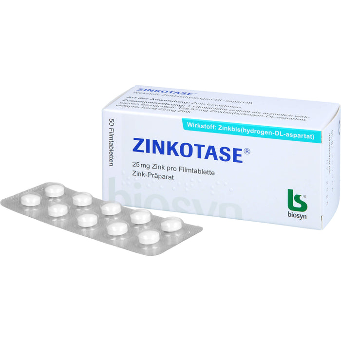 ZINKOTASE Filmtabletten, 50 pcs. Tablets