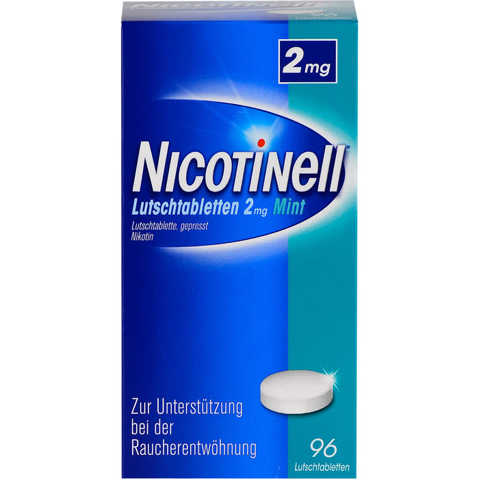 Nicotinell Lutschtabletten 2 mg mint, 96 St. Tabletten