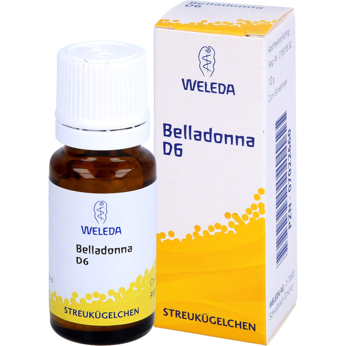 WELEDA Belladonna D 6 Globuli, 10 g Globules