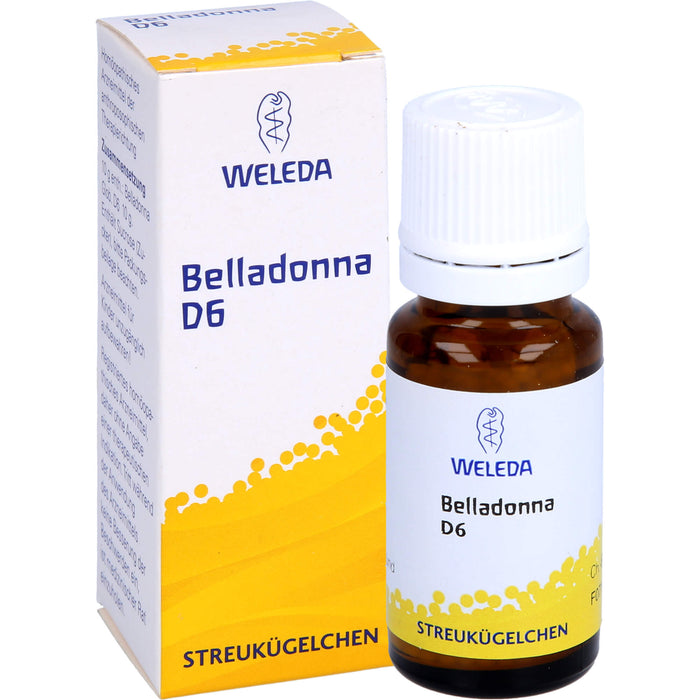 WELEDA Belladonna D 6 Globuli, 10 g Globuli