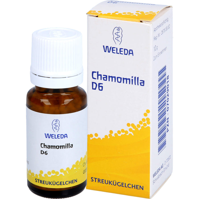 Chamomilla D6 Weleda Globuli, 10 g Globuli