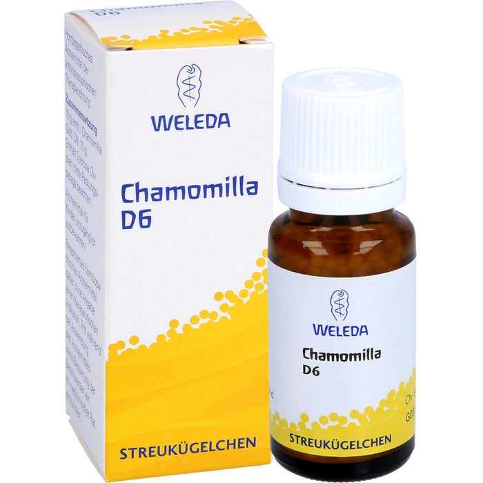 WELEDA Chamomilla D 6 Globuli, 10 g Globules