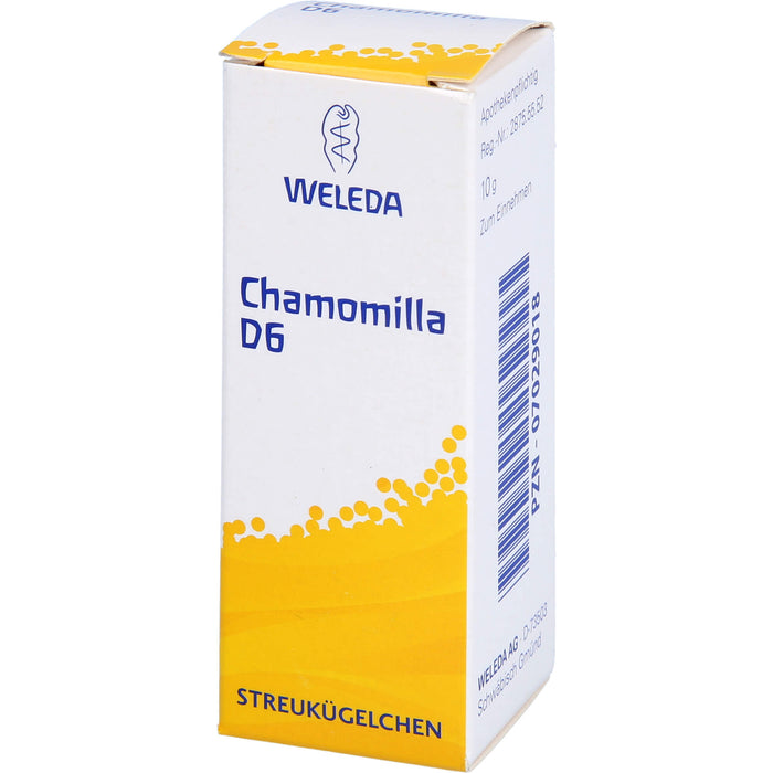 WELEDA Chamomilla D 6 Globuli, 10 g Globules