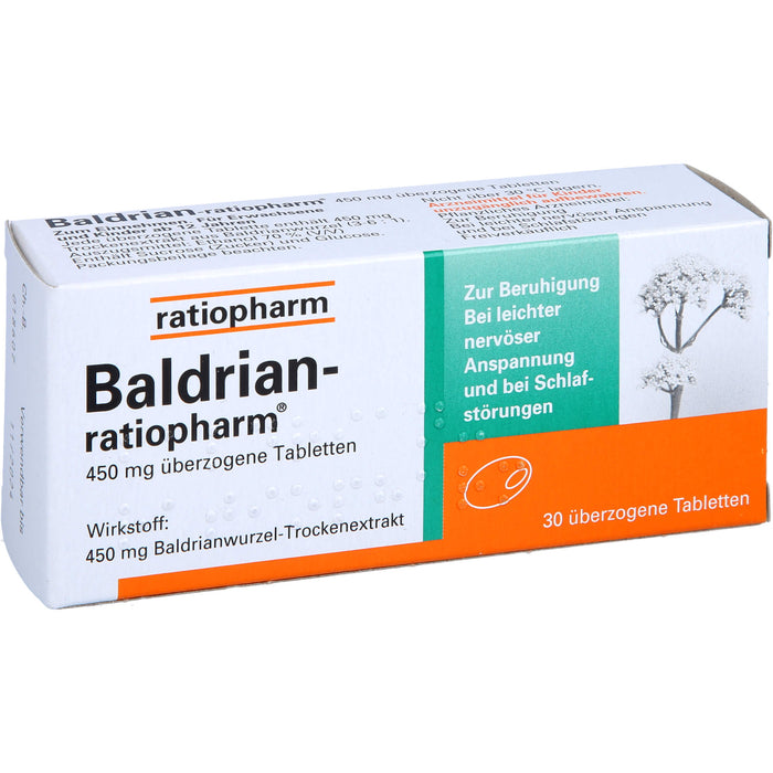 Baldrian-ratiopharm Tabletten, 30 pcs. Tablets