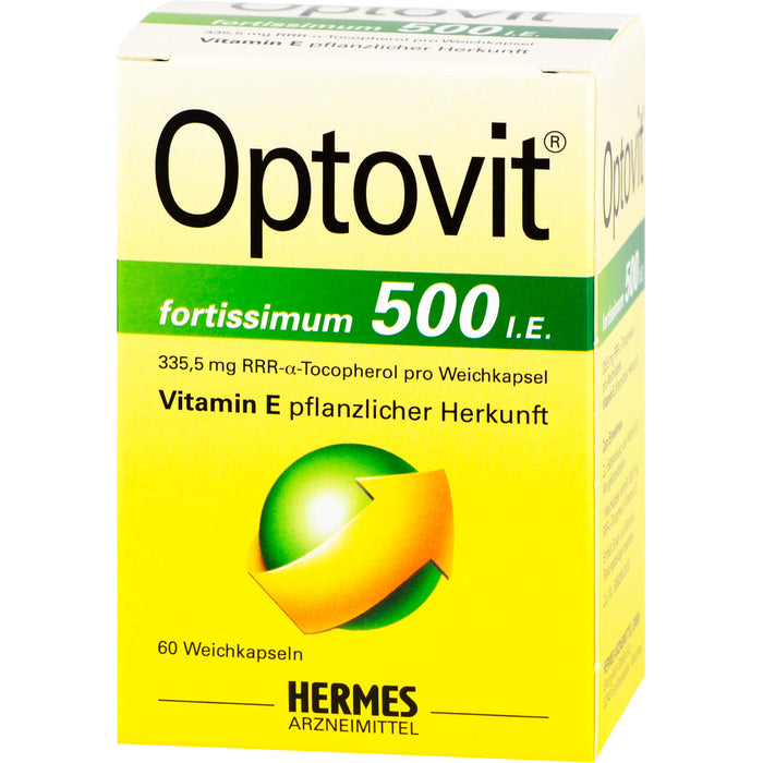 Optovit fortissimum 500 I.E. Kapseln, 60 St. Kapseln