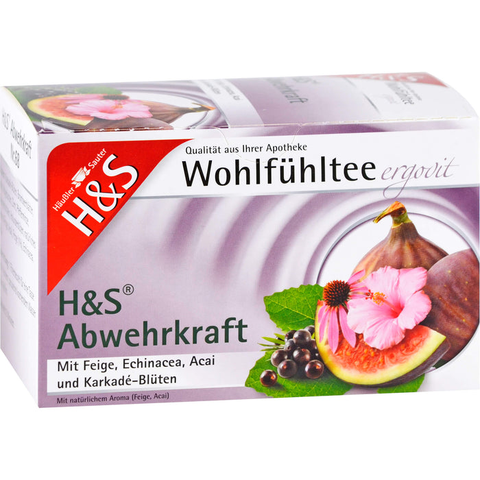 H&S Abwehrkraft Wohlfühltee, 20 pc Sac filtrant