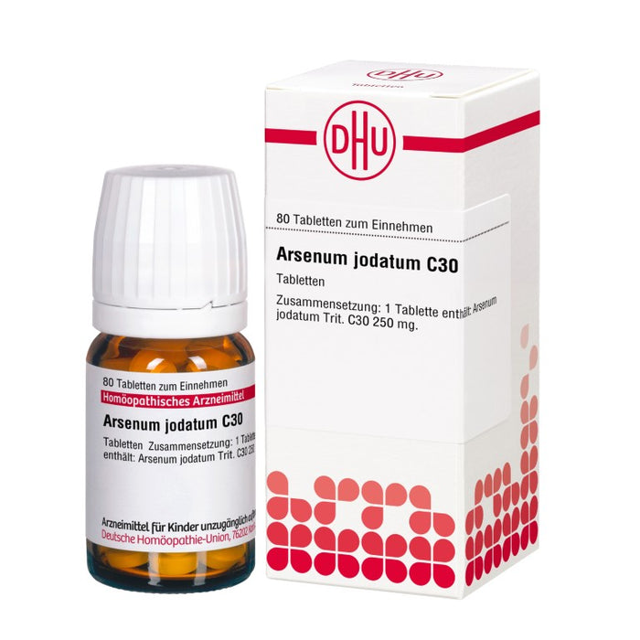 DHU Arsenum jodatum C30 Tabletten, 80 St. Tabletten