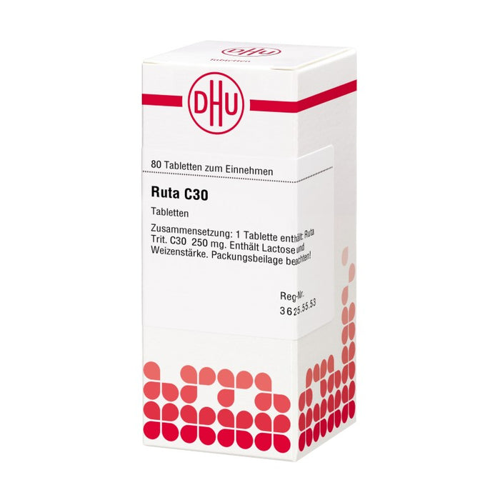 DHU Ruta C30 Tabletten, 80 pc Tablettes