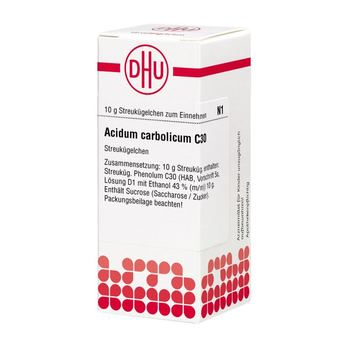 DHU Acidum carbolicum C30 Streukügelchen, 10 g Globuli