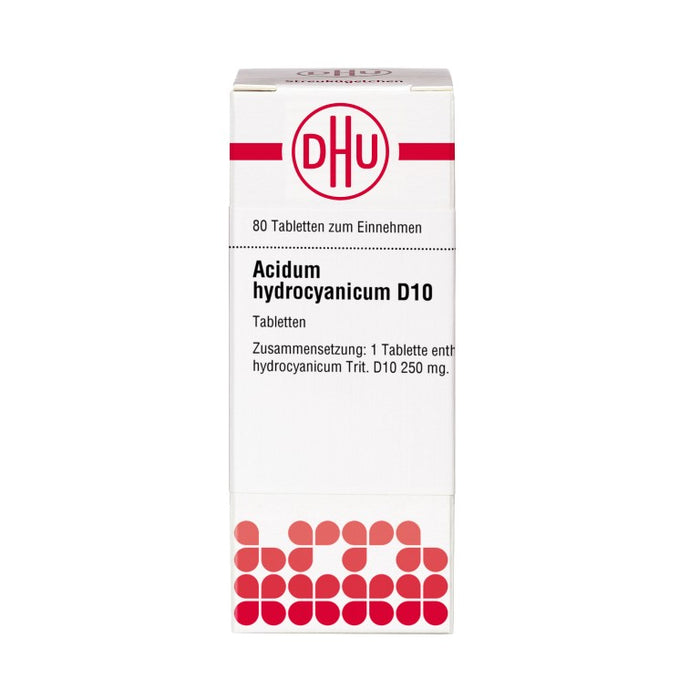 DHU Acidum hydrocyanicum D10 Tabletten, 80 St. Tabletten