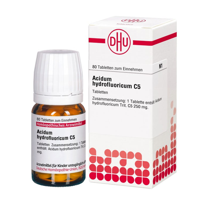 DHU Acidum hydrofluoricum C5 Tabletten, 80 St. Tabletten