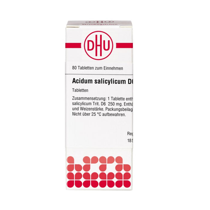 DHU Acidum salicylicum D6 Tabletten, 80 pc Tablettes