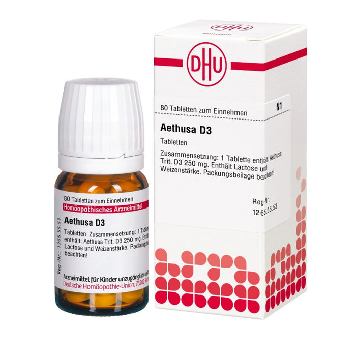 DHU Aethusa D3 Tabletten, 80 pc Tablettes