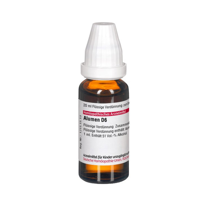 Alumen D6 DHU Dilution, 20 ml Lösung