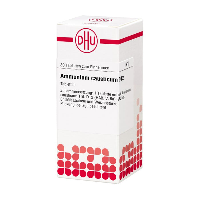 DHU Ammonium causticum D12 Tabletten, 80 pcs. Tablets